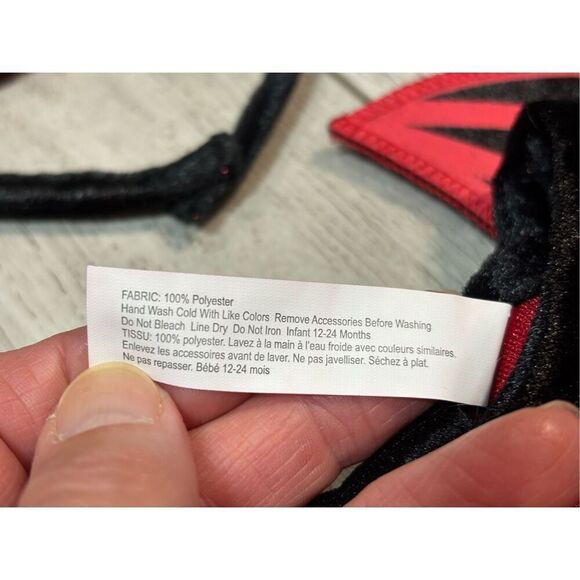 Red baby devil costume size 6-12 months - Picture 9 of 9